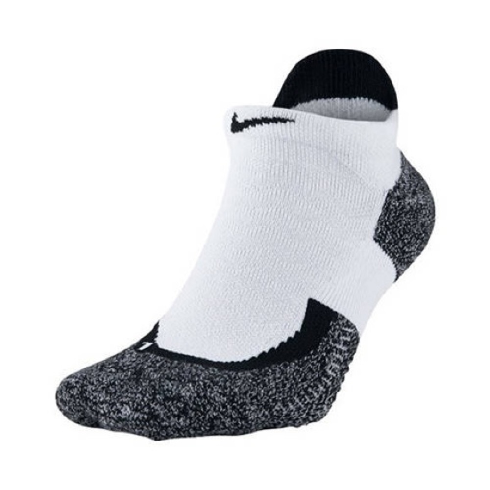 New Nike Elite Cushioned Support No-Show Tab Tennis Socks SX4987 110 - Picture 1 of 4